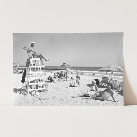 Beach Time In America, 1950s