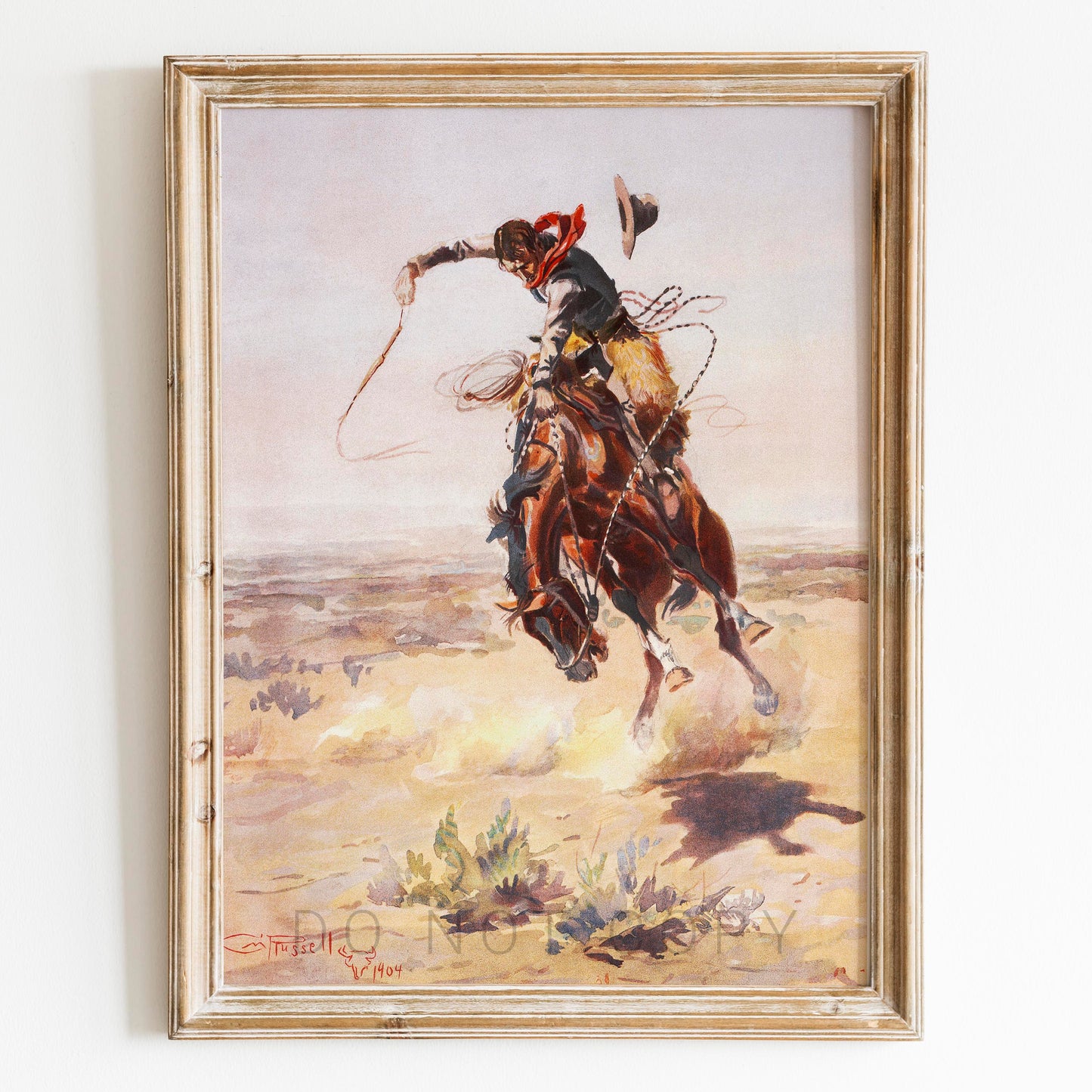 A Bad Hoss (1904) by Charles Marion Russell