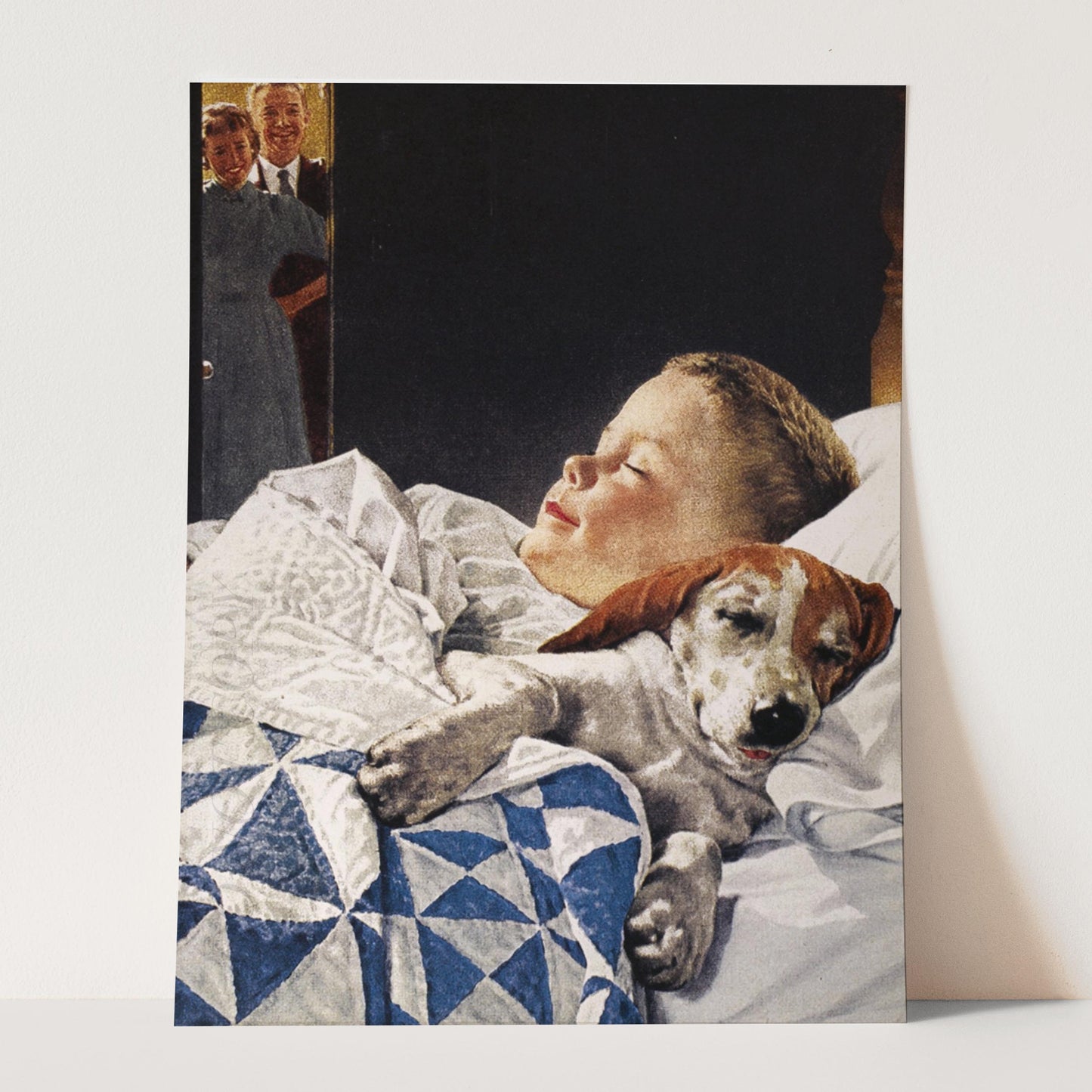 A Boy and His Dog by Norman Rockwell