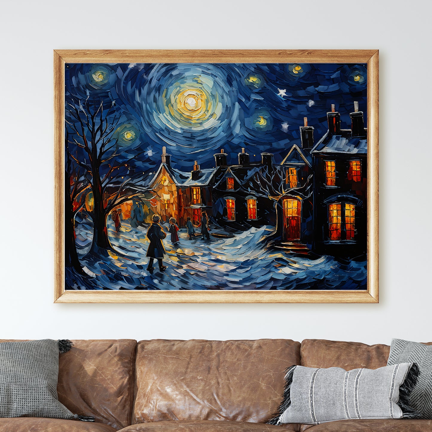 A Christmas Carol as Van Gogh Starry Night