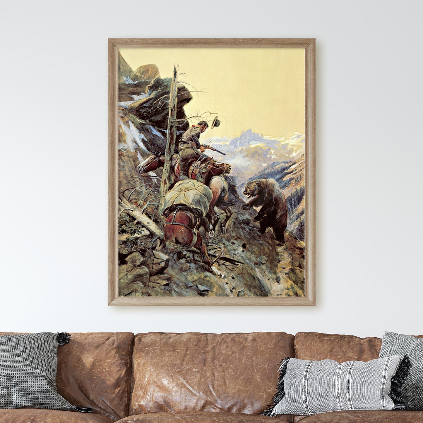 A Disputed Trail (1908) by Charles Marion Russell