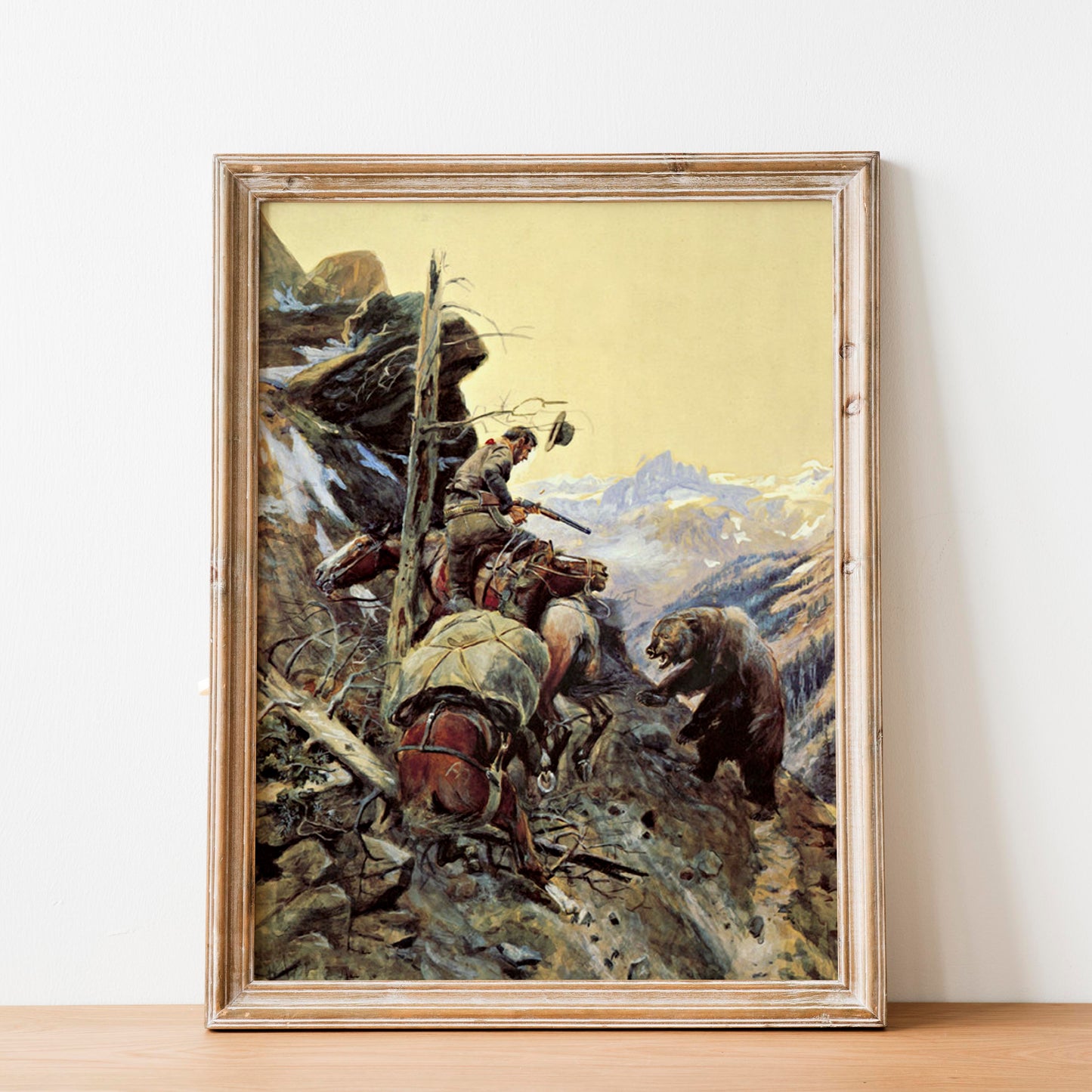 A Disputed Trail (1908) by Charles Marion Russell