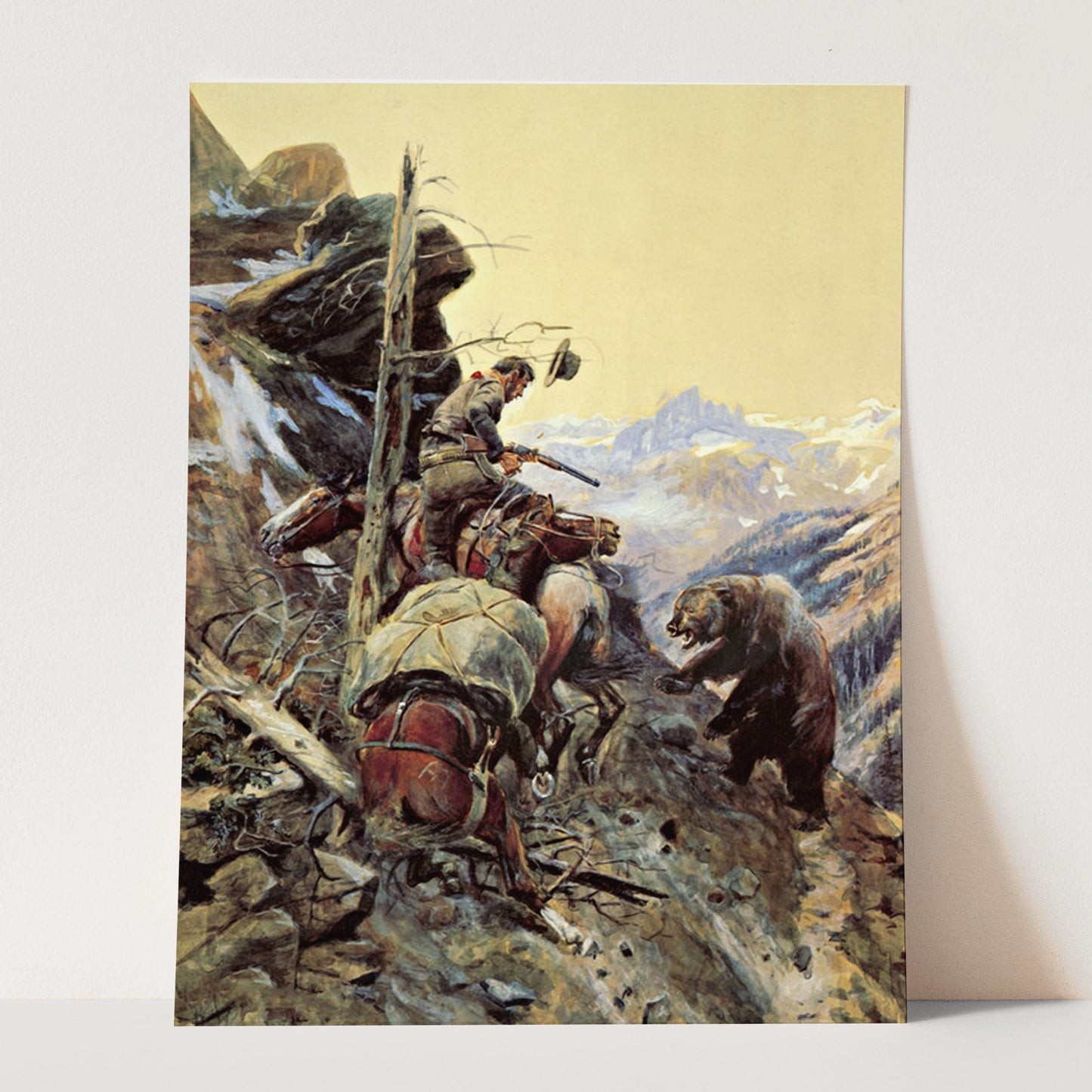 A Disputed Trail (1908) by Charles Marion Russell