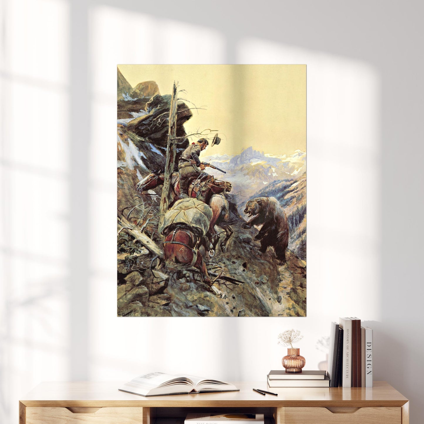 A Disputed Trail (1908) by Charles Marion Russell