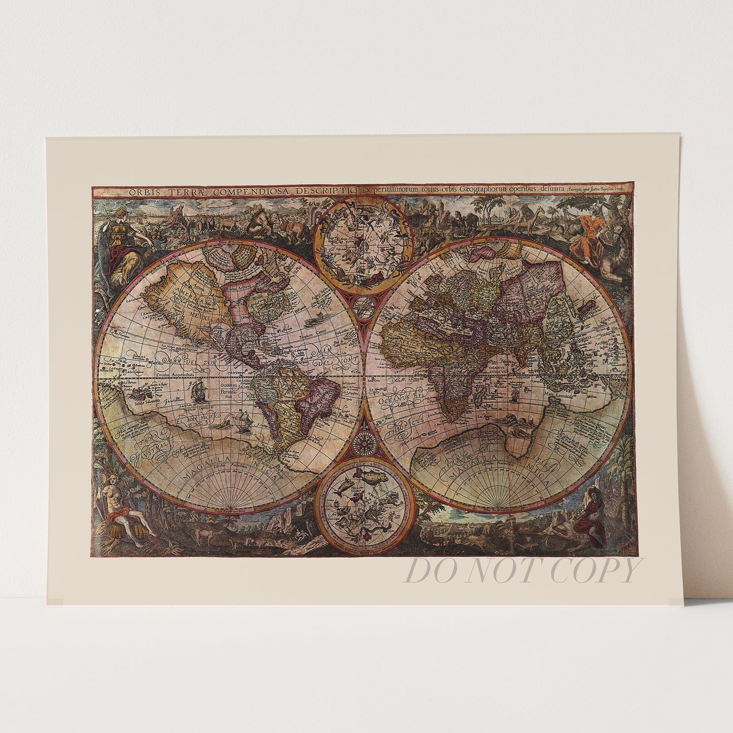 A Map of the World 1596