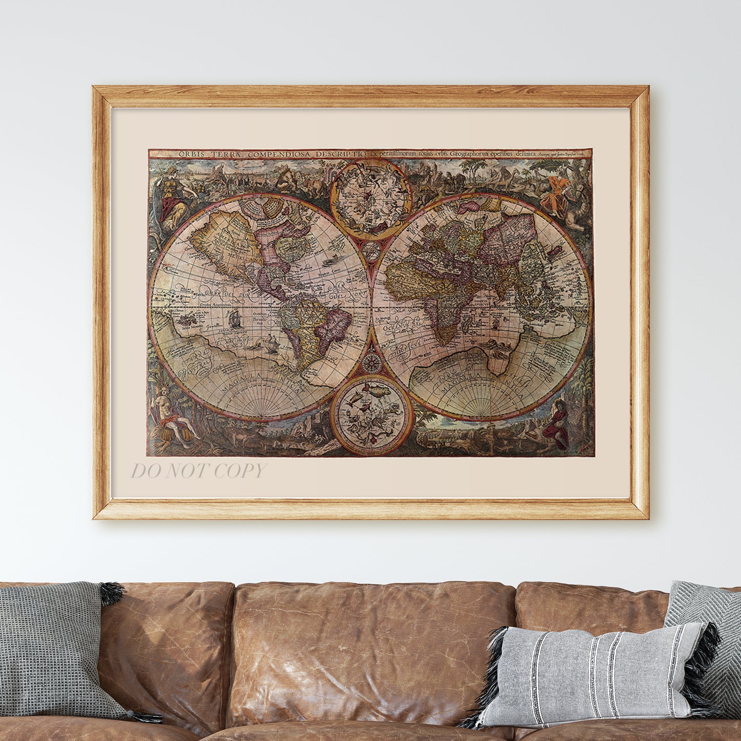 A Map of the World 1596