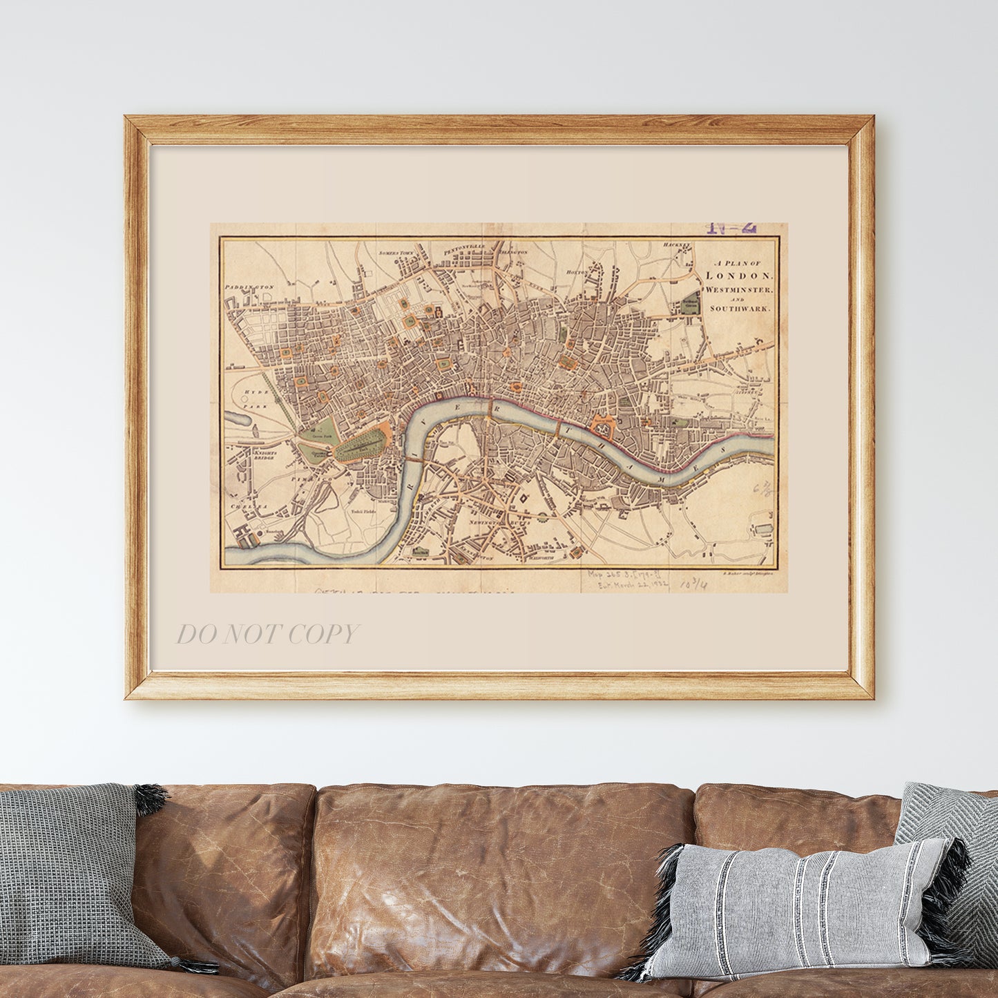 A Plan of London, Westminster, and Southwark