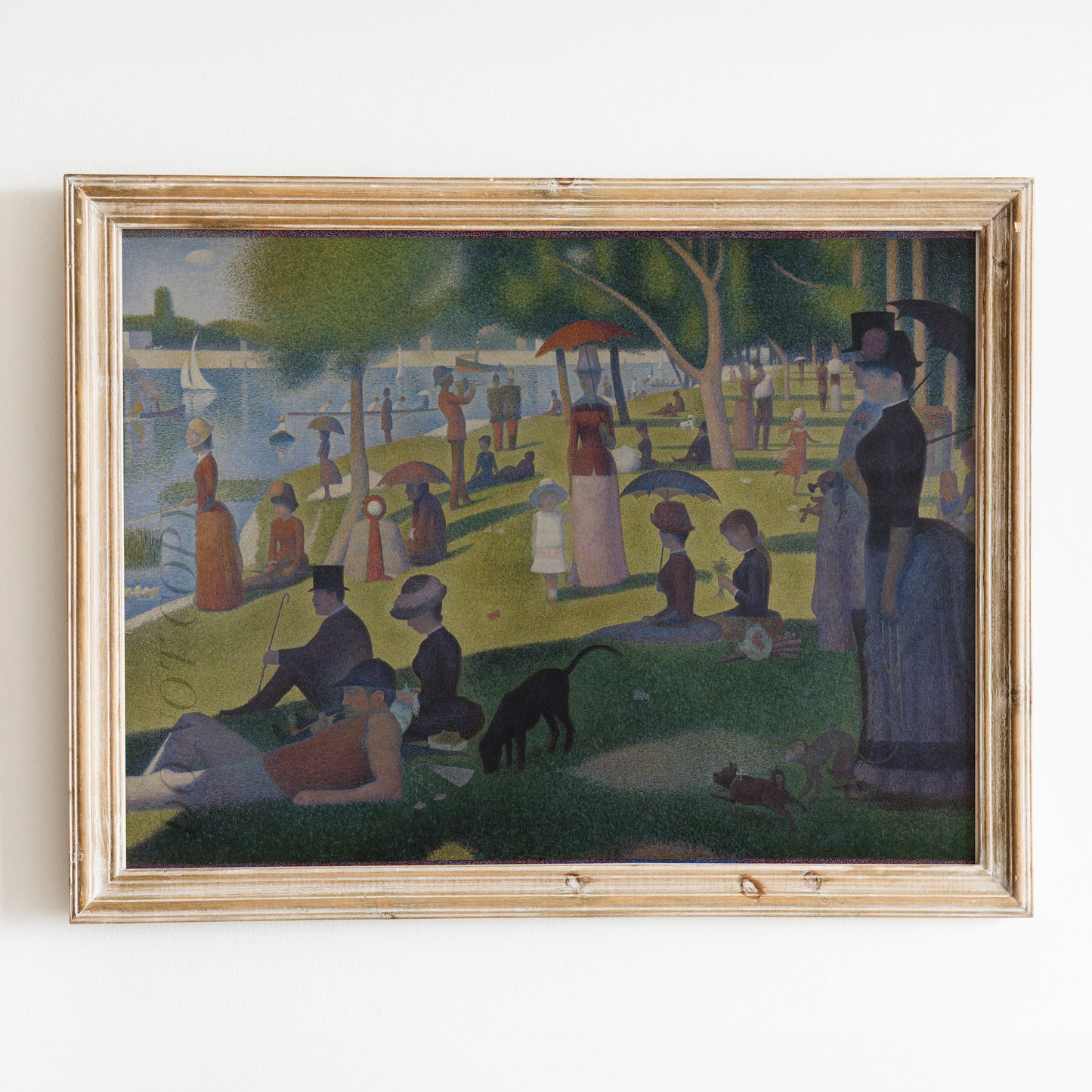 A Sunday Afternoon on the Island of La Grande Jatte (1884-1886) by Georges Seurat