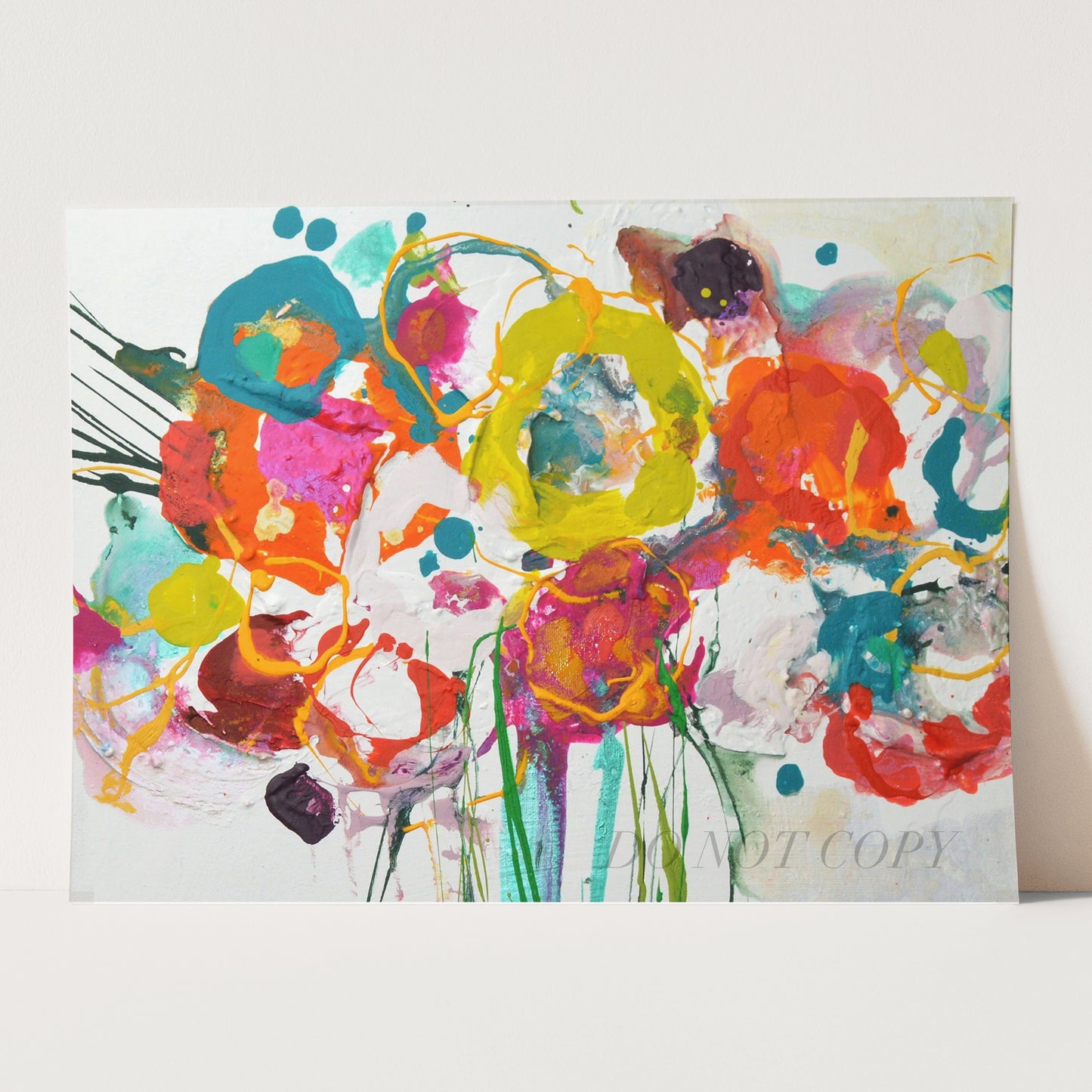 Abstract Flower Art