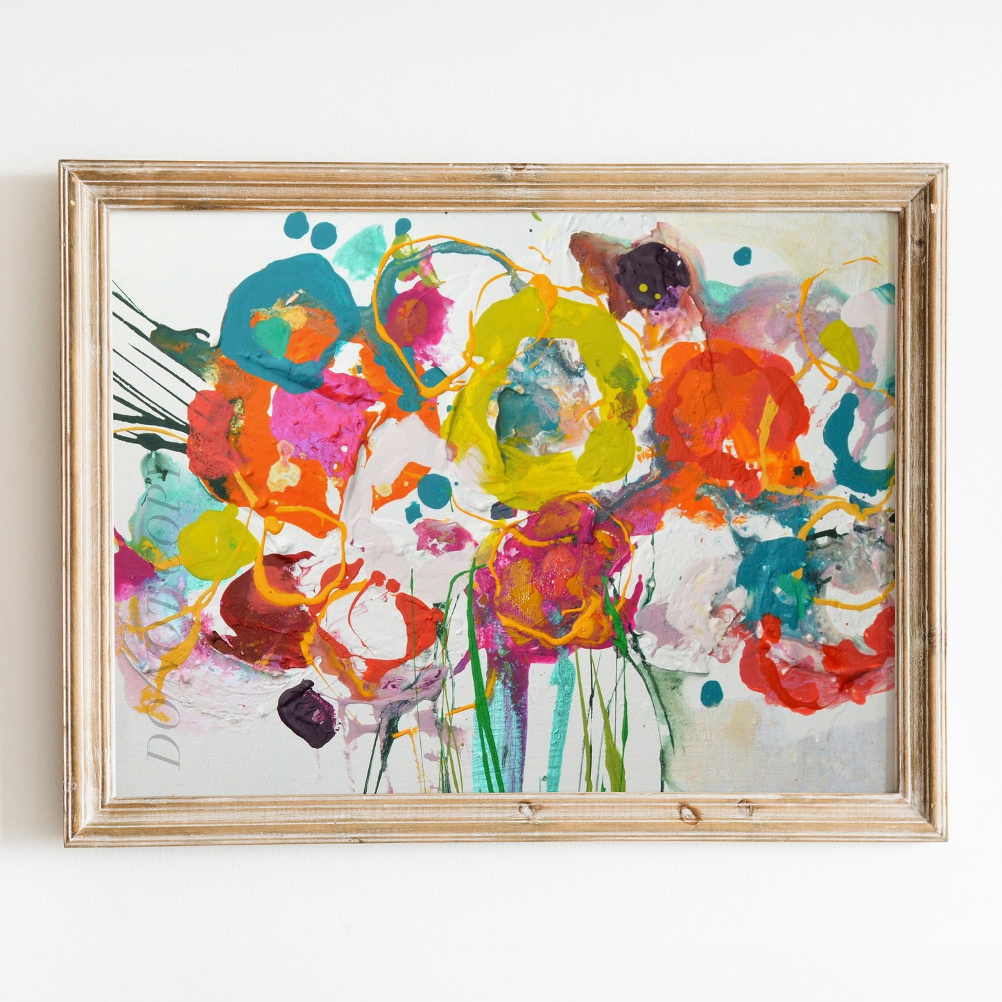 Abstract Flower Art