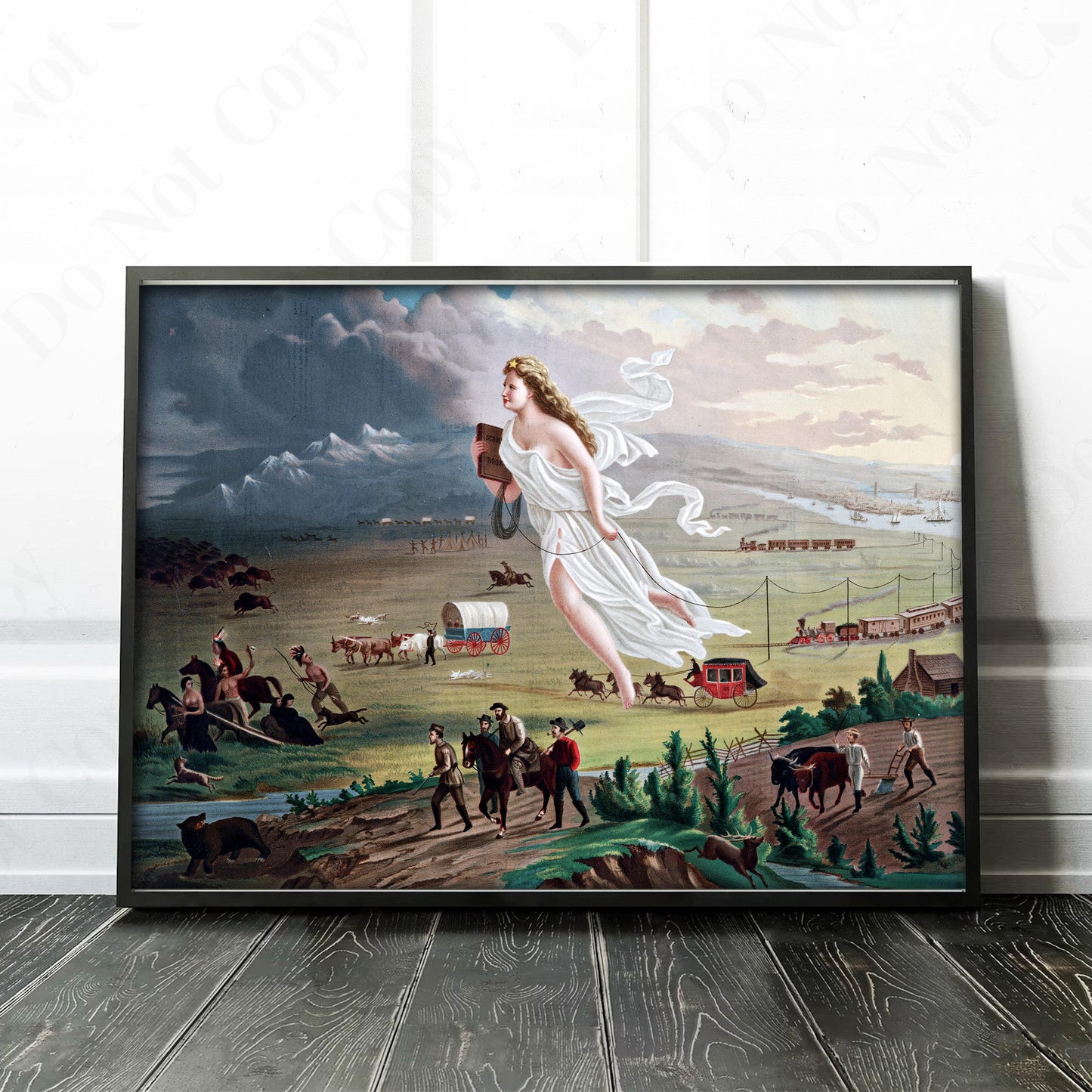 American Progress by John Gast - Manifest Destiny