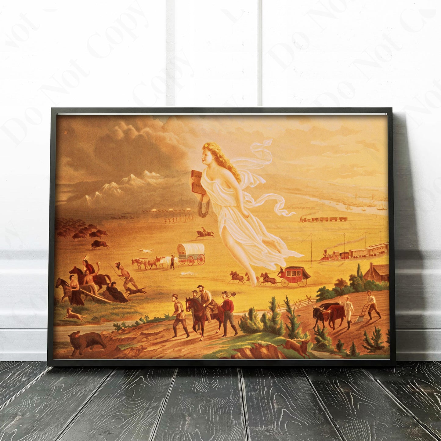 American Progress by John Gast - Manifest Destiny