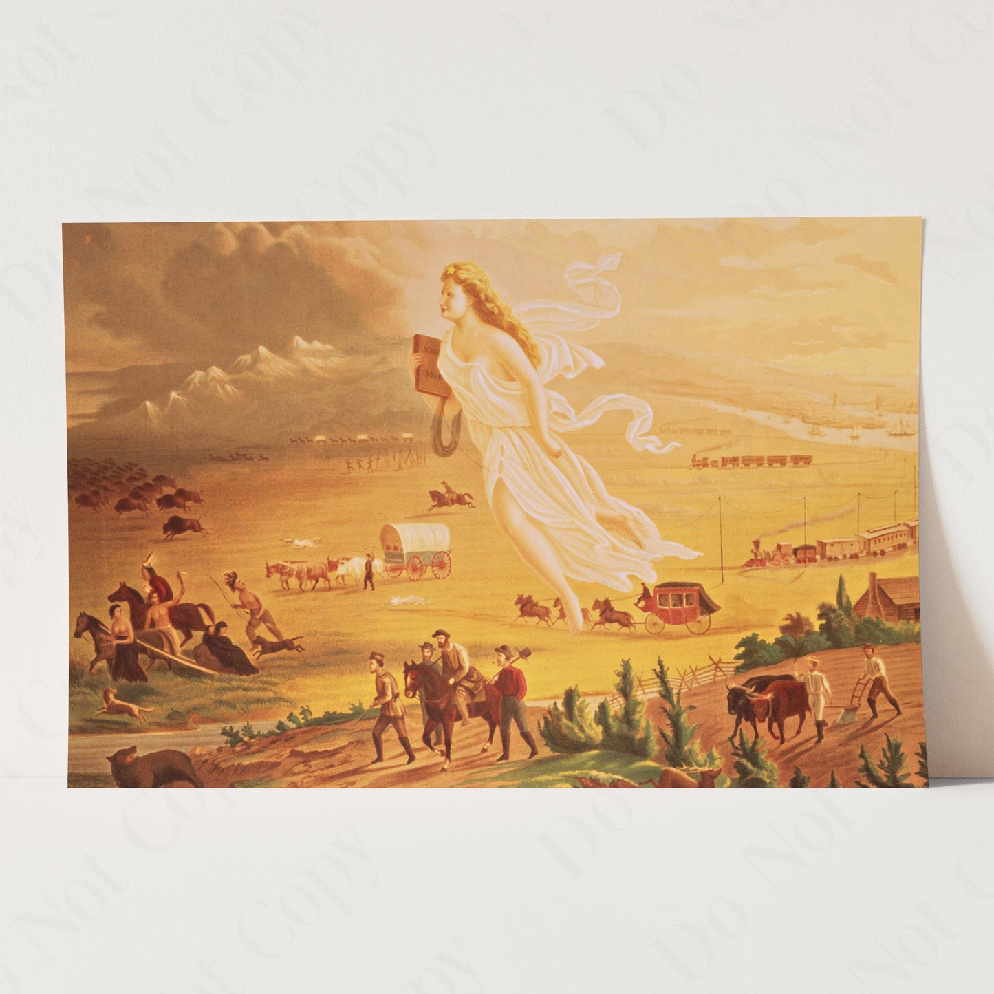 American Progress by John Gast - Manifest Destiny