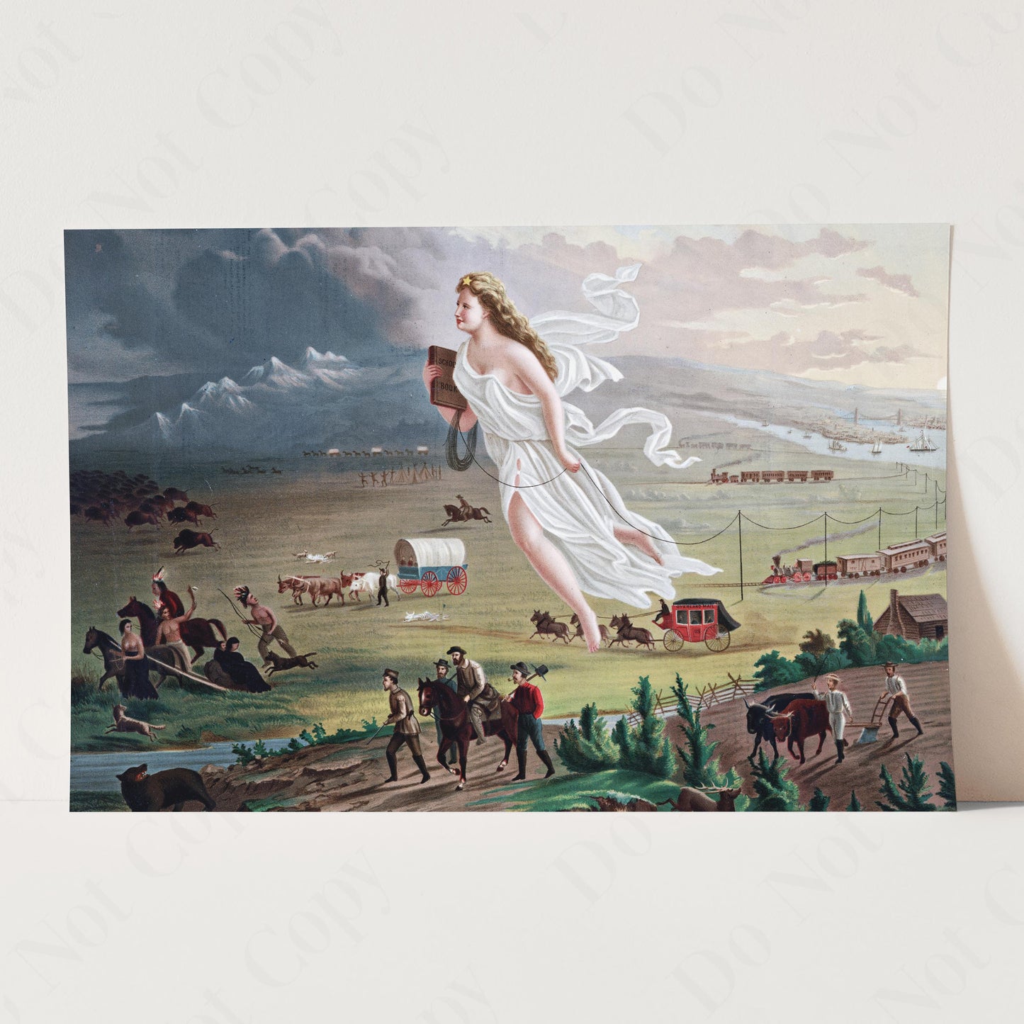 American Progress by John Gast - Manifest Destiny
