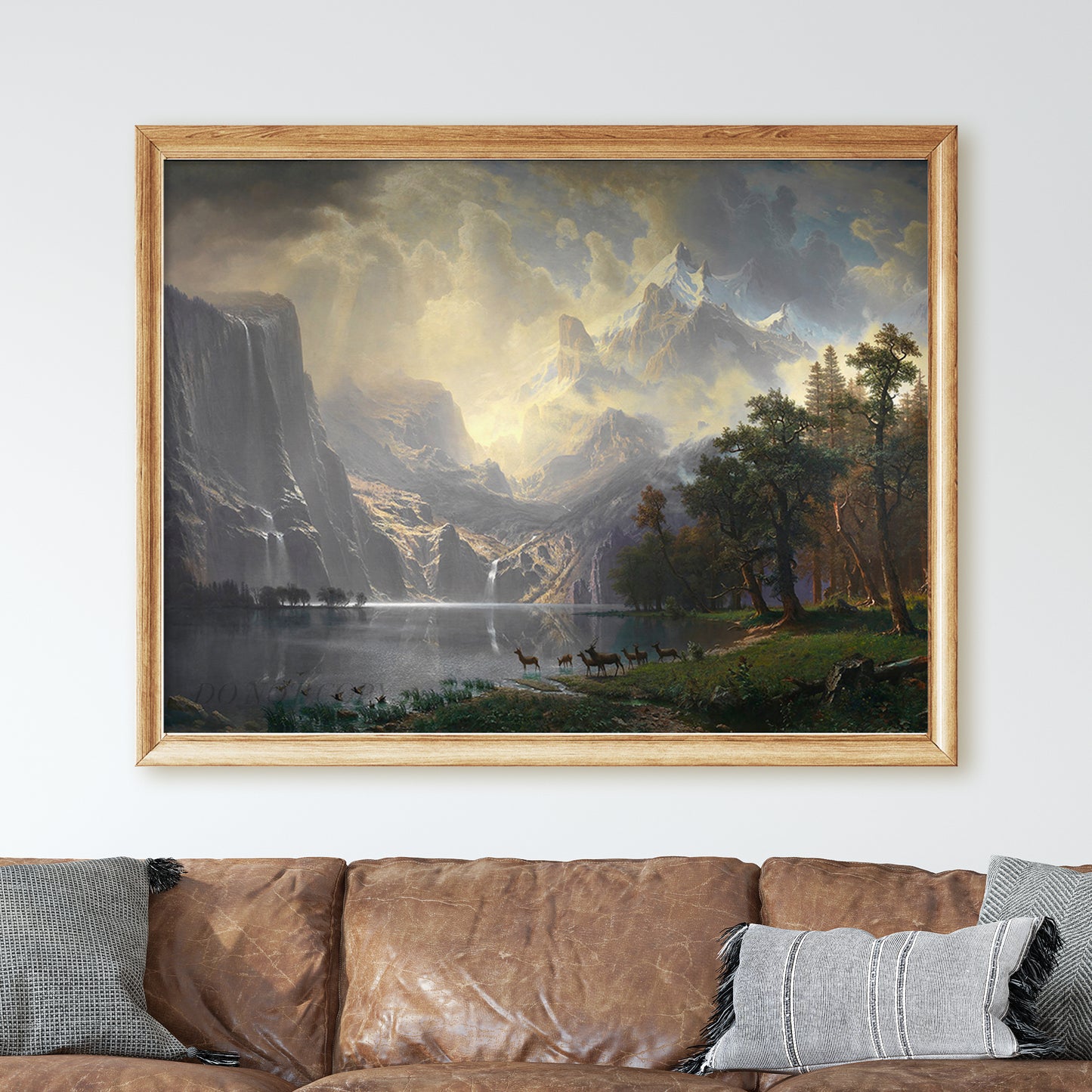 Among the Sierra Nevada, California (1868) by Albert Bierstadt