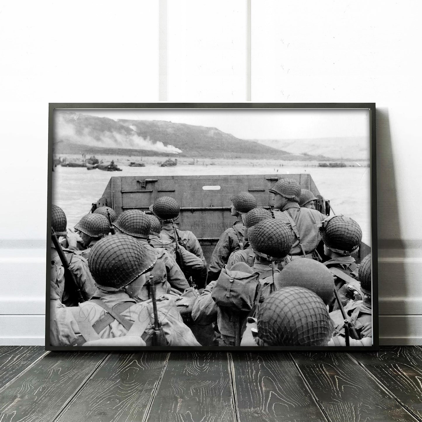 Approaching Omaha Beach World War Two