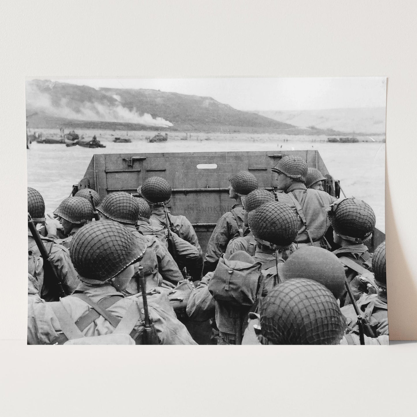 Approaching Omaha Beach World War Two