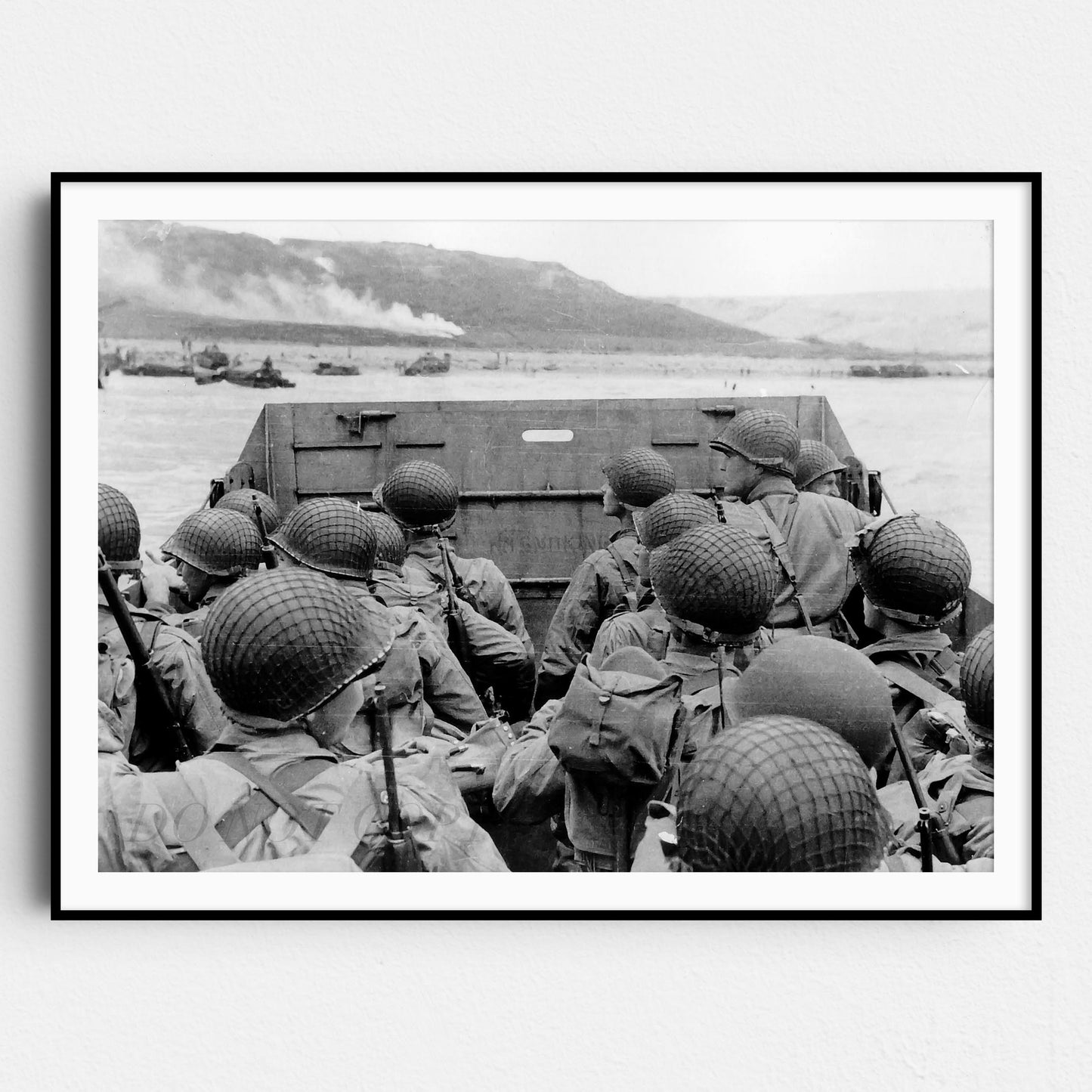 Approaching Omaha Beach World War Two