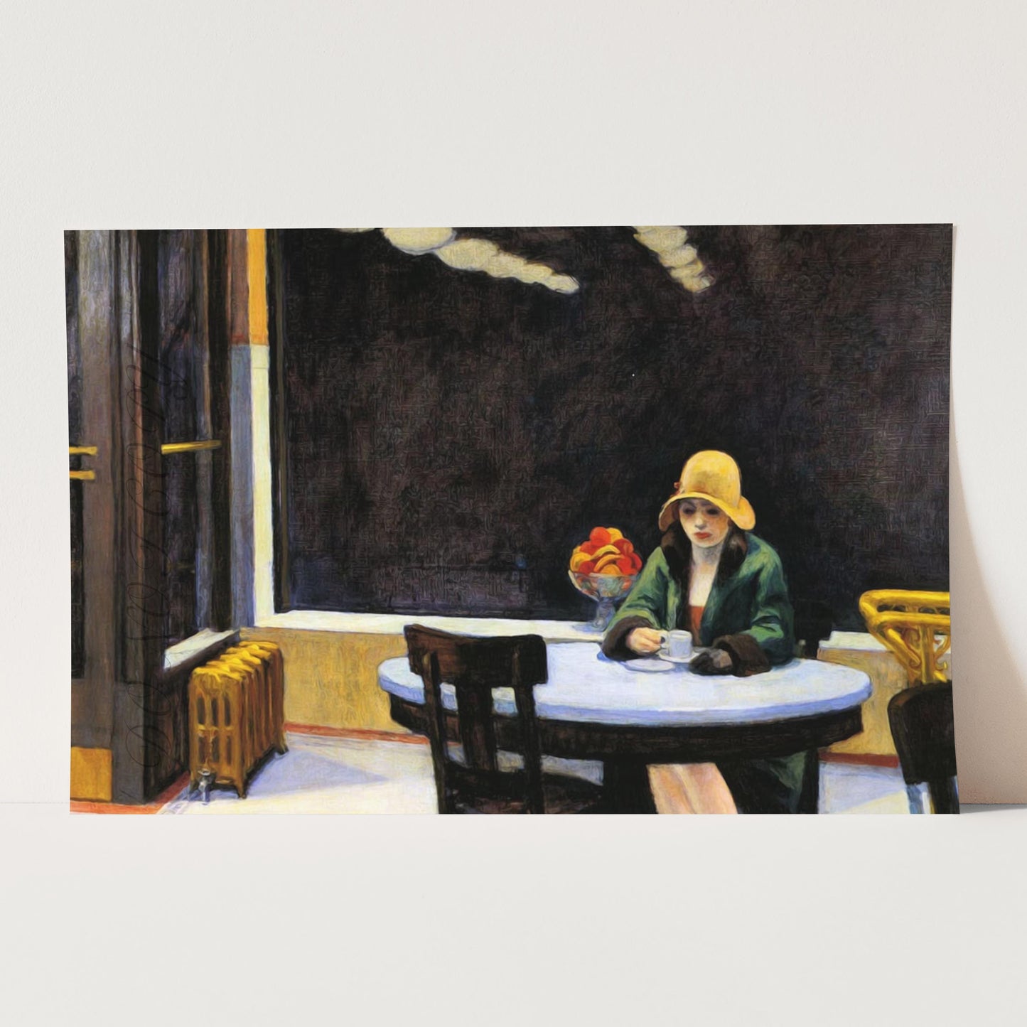 Automat 1927 Girl In Cafe by Edward Hopper