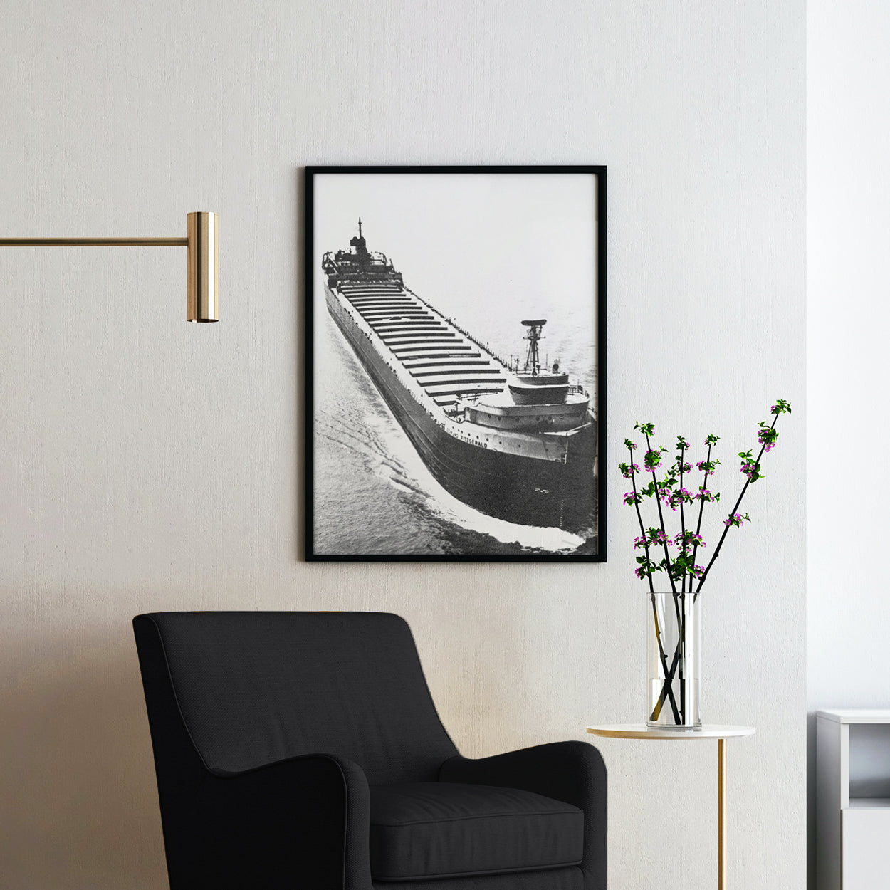 Edmund Fitzgerald Great Lakes Freighter Ship
