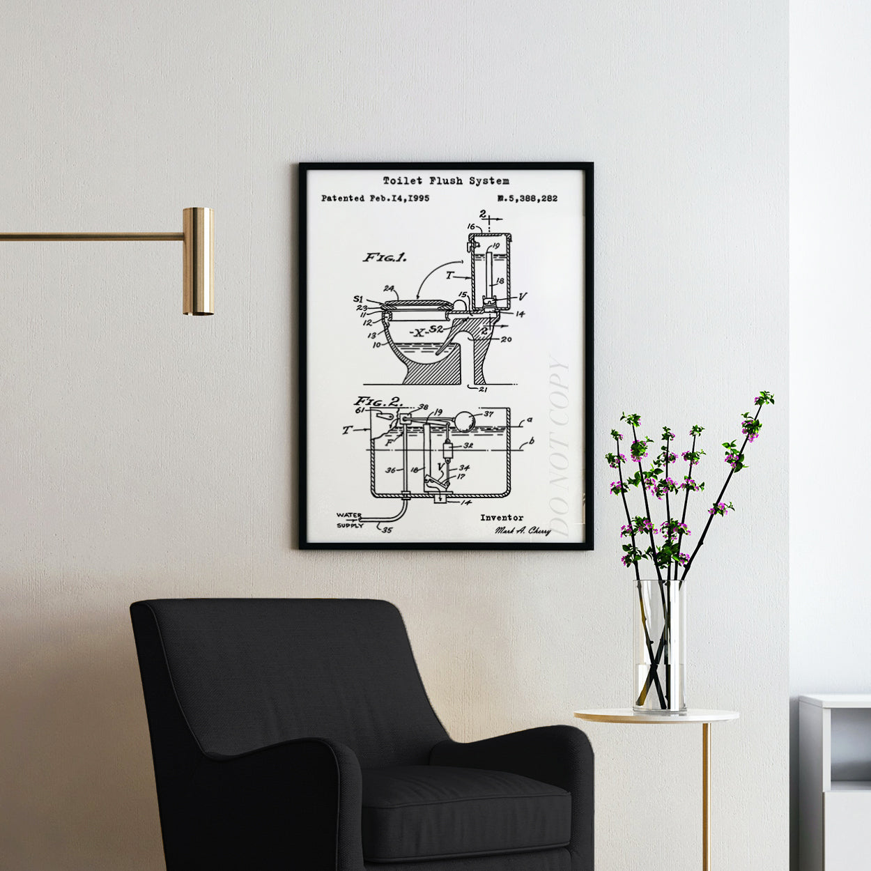 Toilet Blueprint Patent