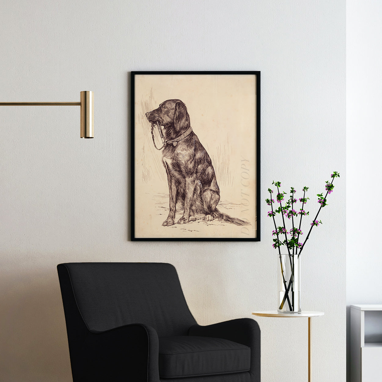 Vintage Dog Portrait