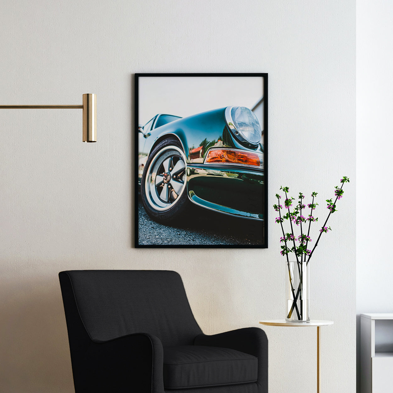 Classic Green Porsche 911 Light
