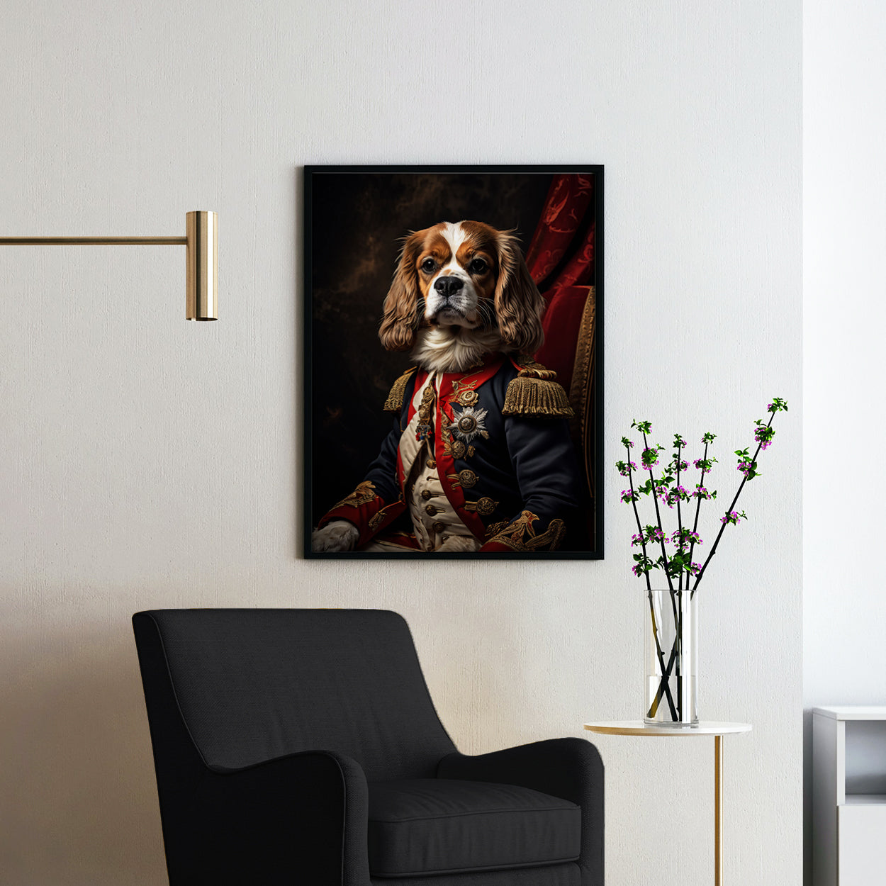 Cavalier King Charles Spaniel Aristocrat Portrait