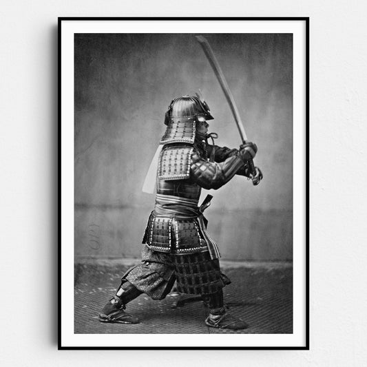 Japanese Samurai In Armour