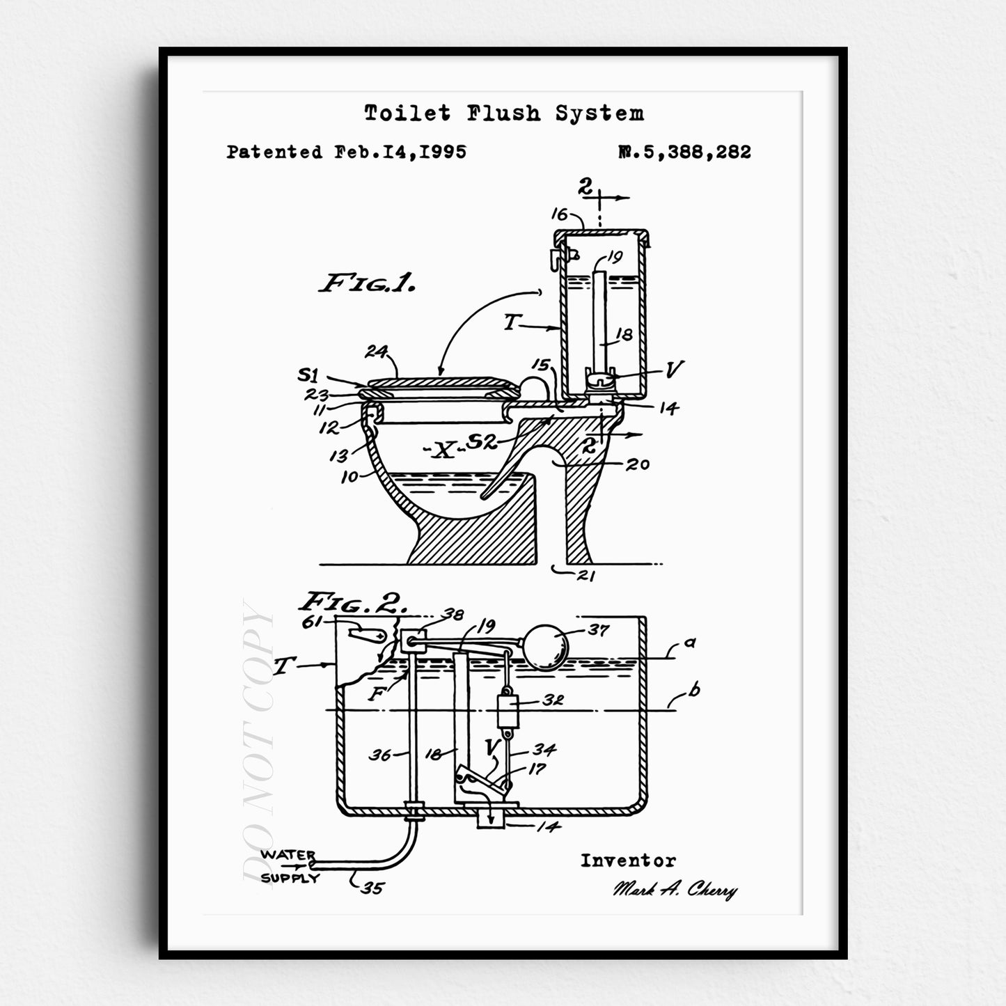 Toilet Blueprint Patent