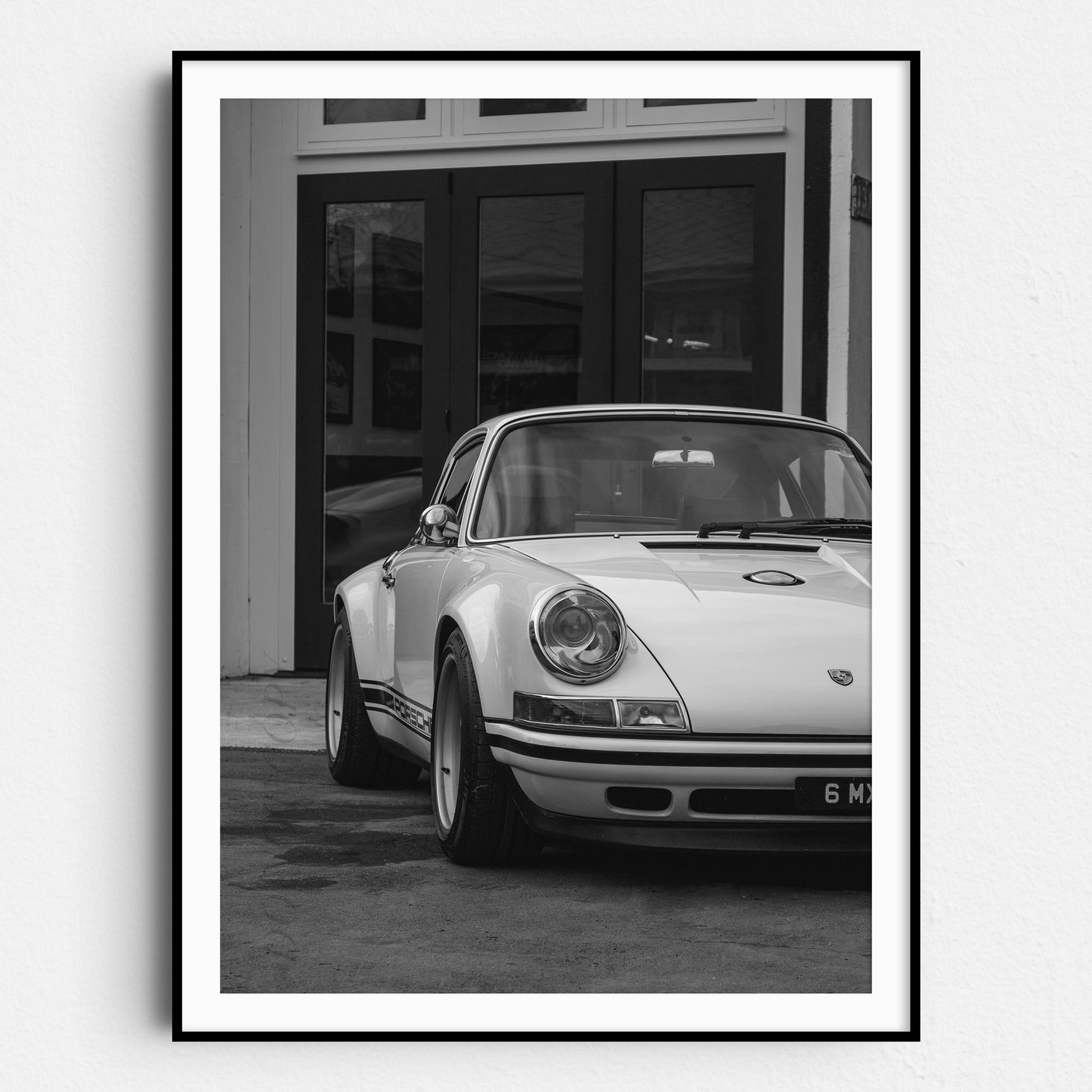 Vintage White Porsche 911