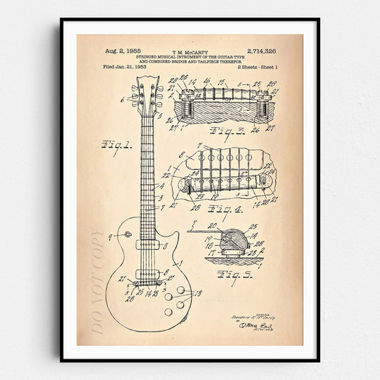 Les Paul Guitar Patent