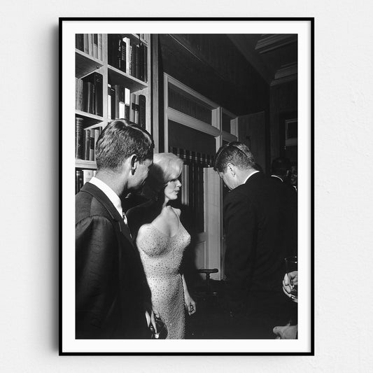 John F Kennedy (JFK) and Marilyn Monroe