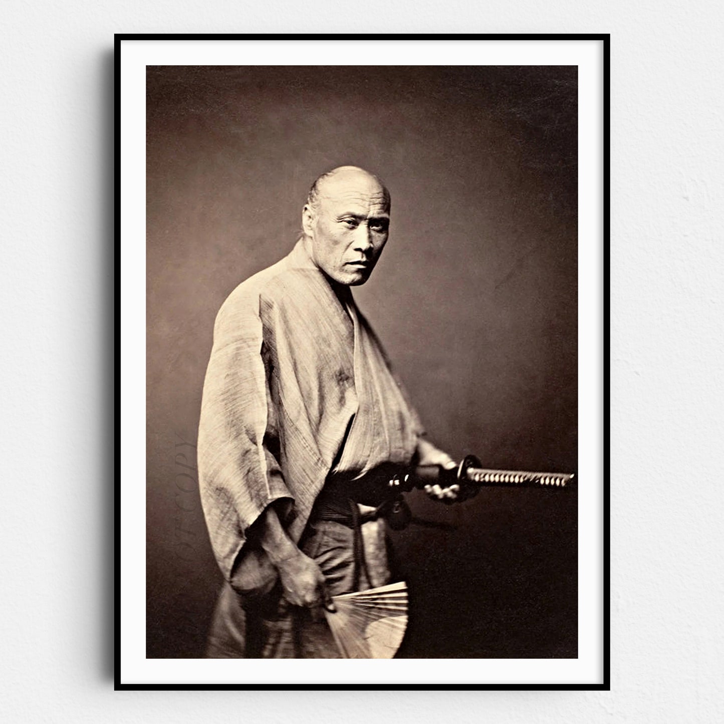 Japanese Samurai With Sword