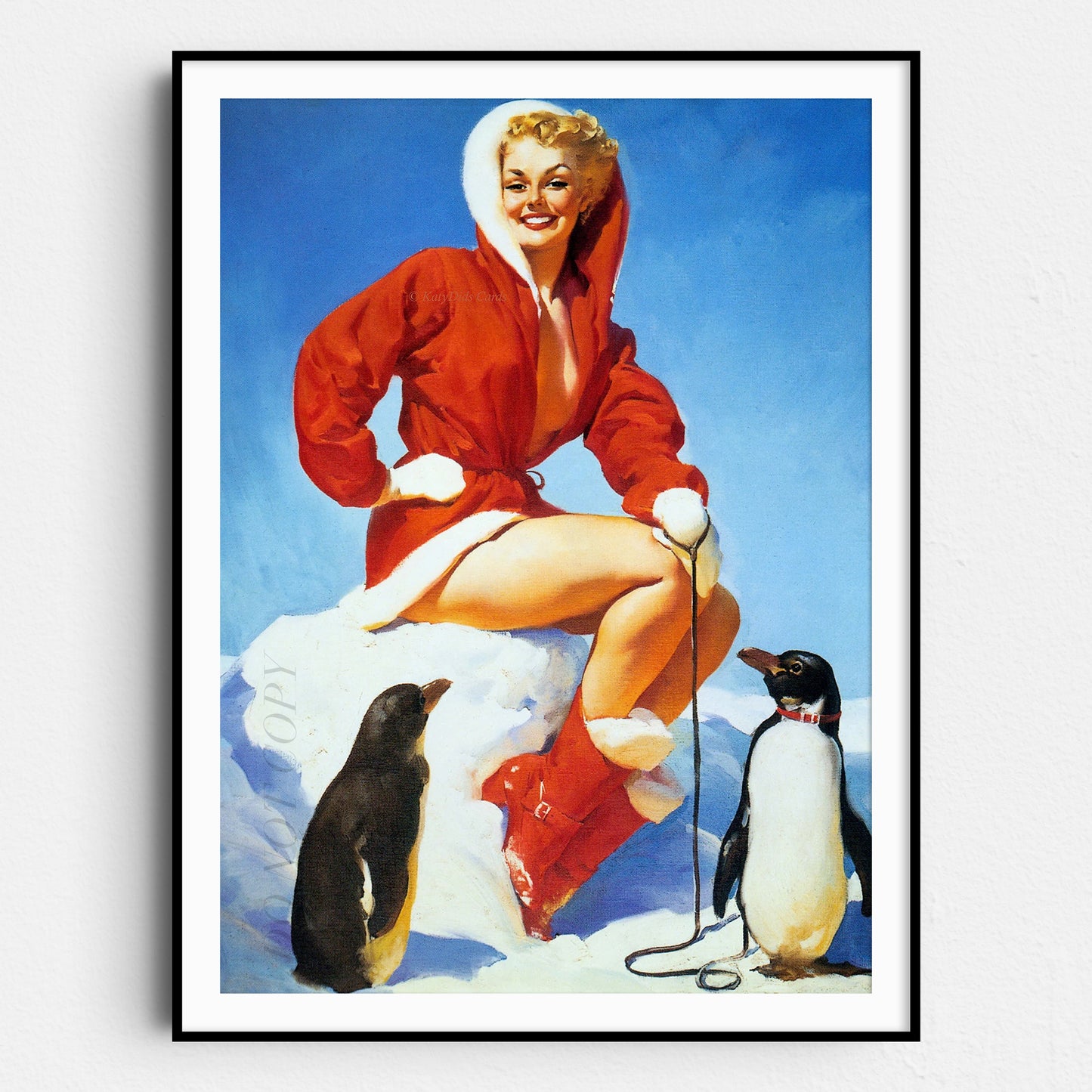 Elvgren Christmas Pin up Girl