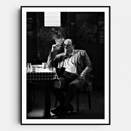 Tony Soprano Smoking A Cigar