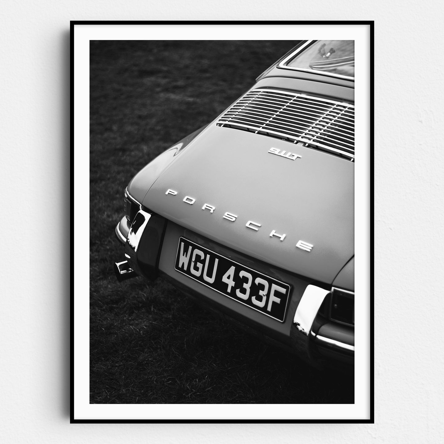 Vintage Black & White Porsche 911 SWT