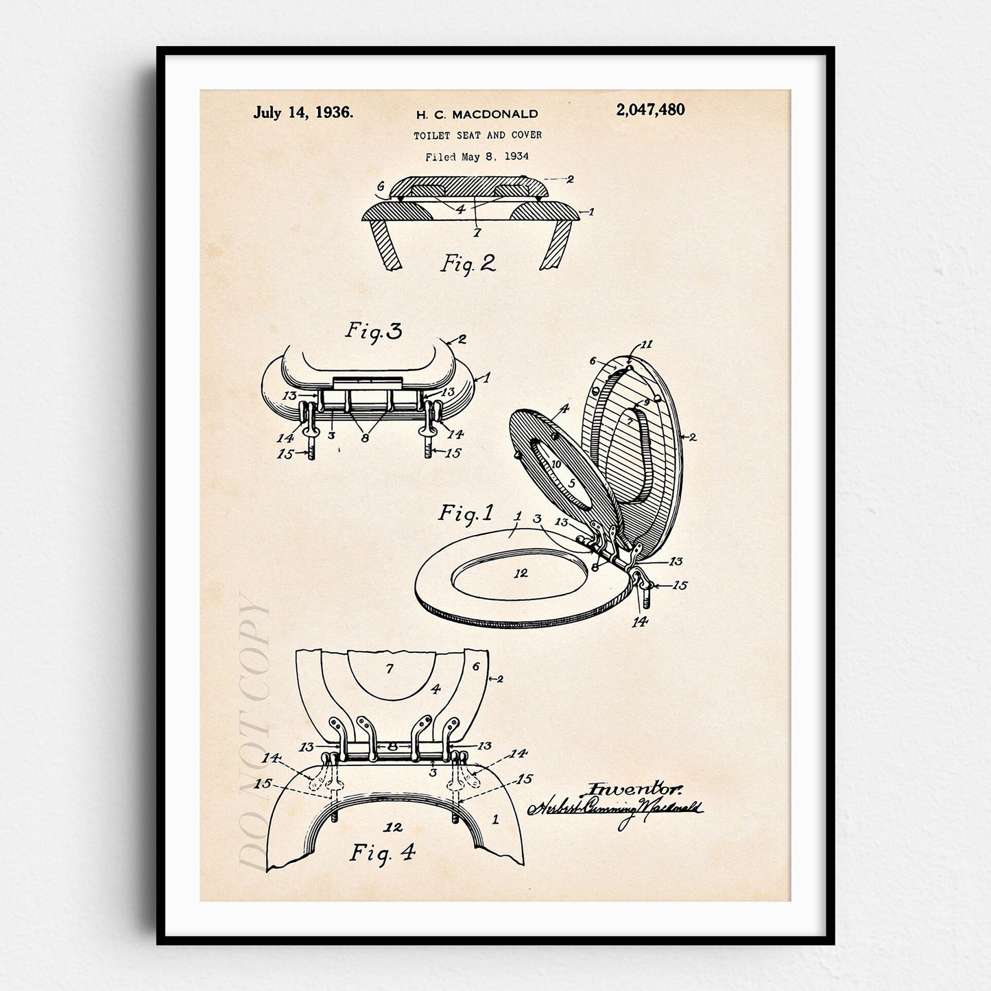 Toilet Seat Patent