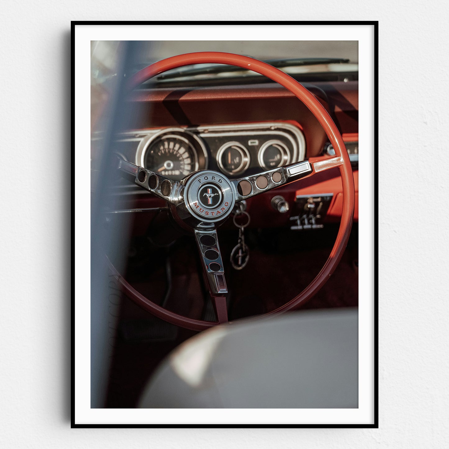 Vintage Ford Mustang Interior