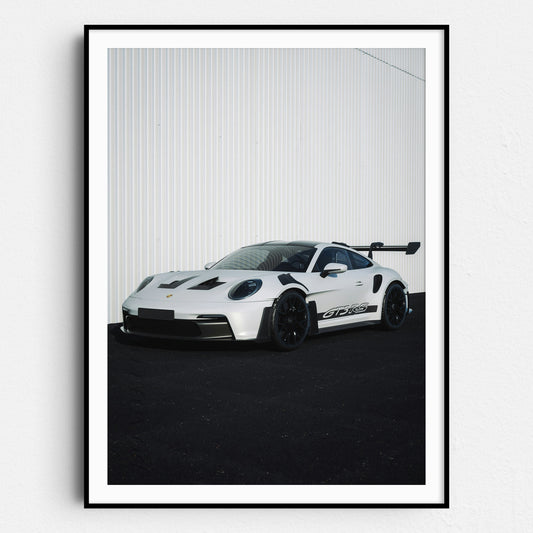 White and Black Porsche GT3 RS