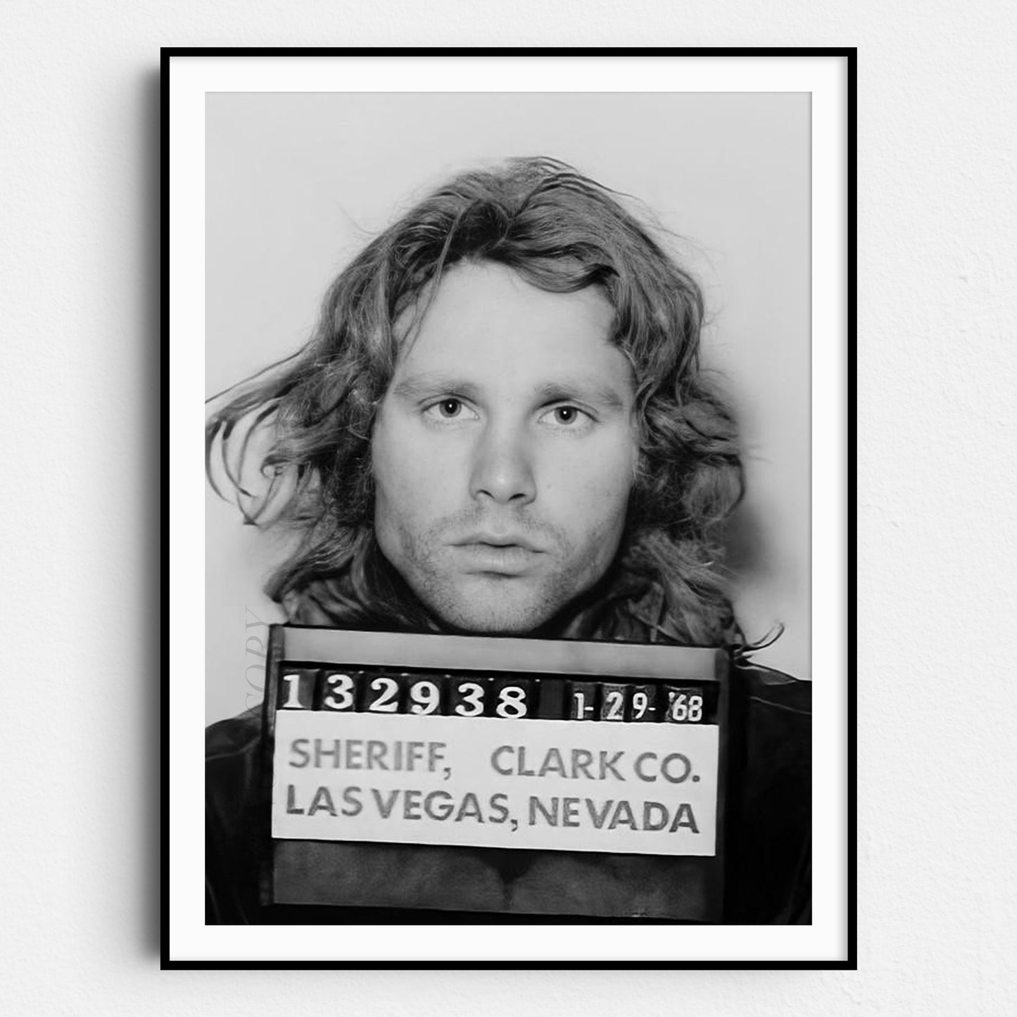 Jim Morrison Mug Shot