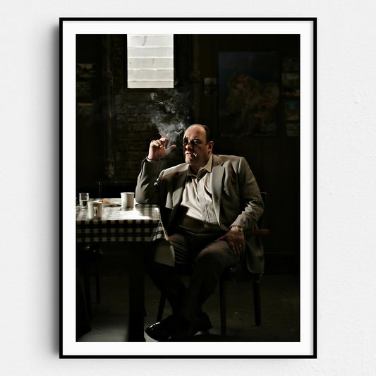 Tony Soprano Smoking A Cigar