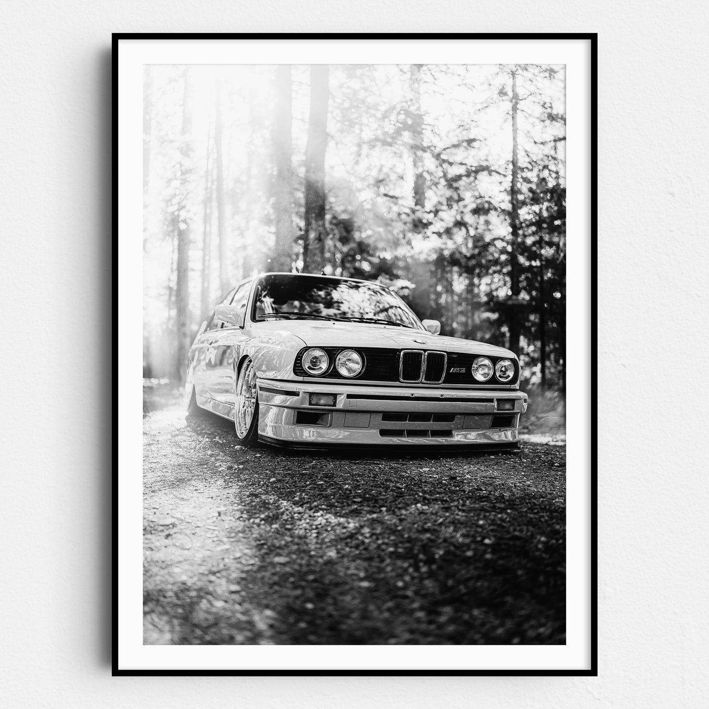 Vintage BMW in Black & White