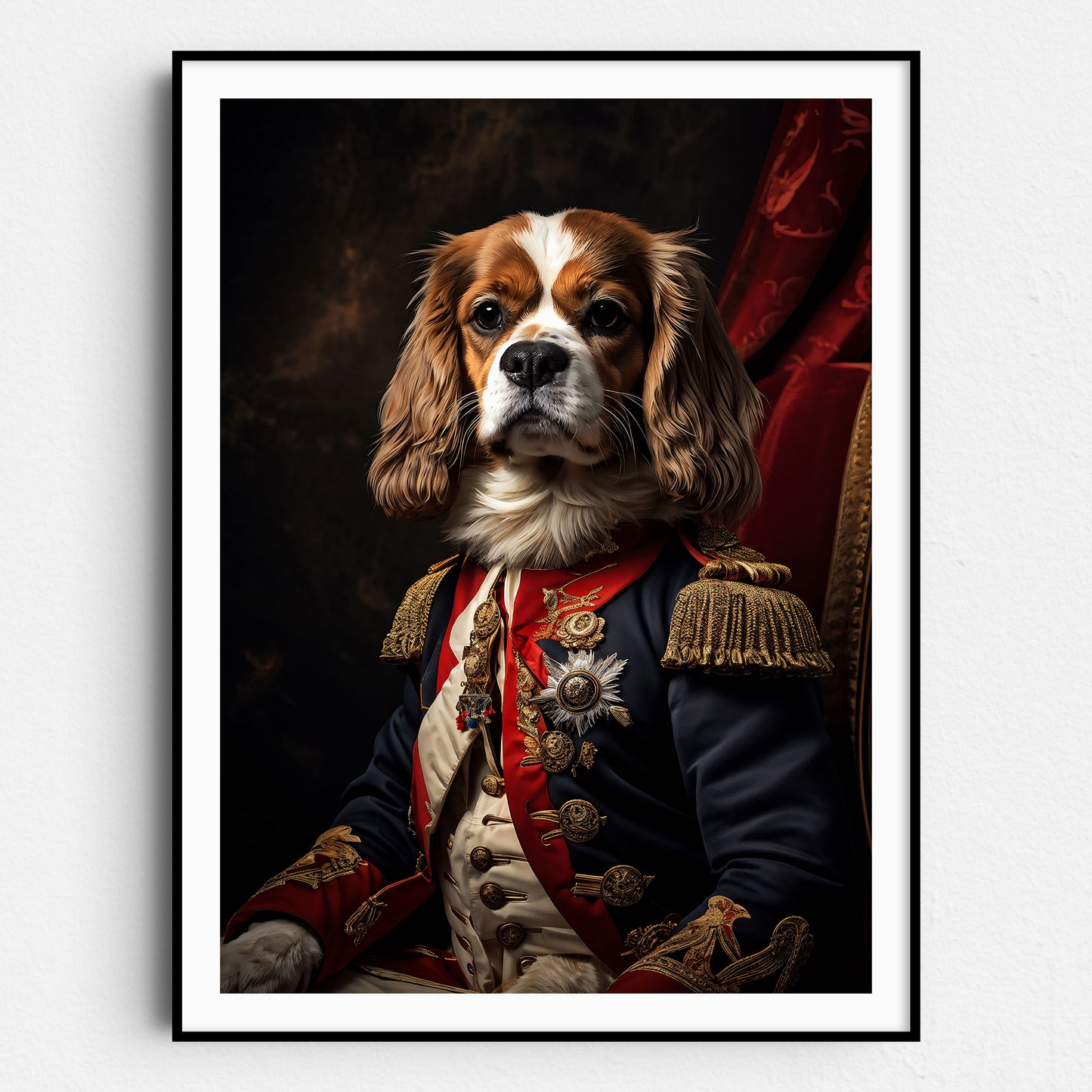 Cavalier King Charles Spaniel Aristocrat Portrait