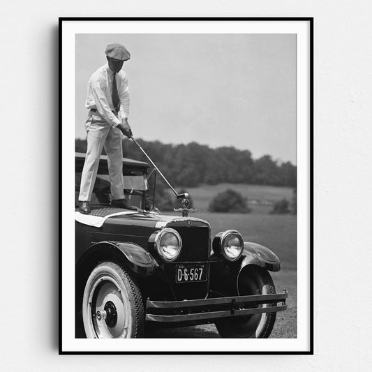 Golfing On Top Of Car