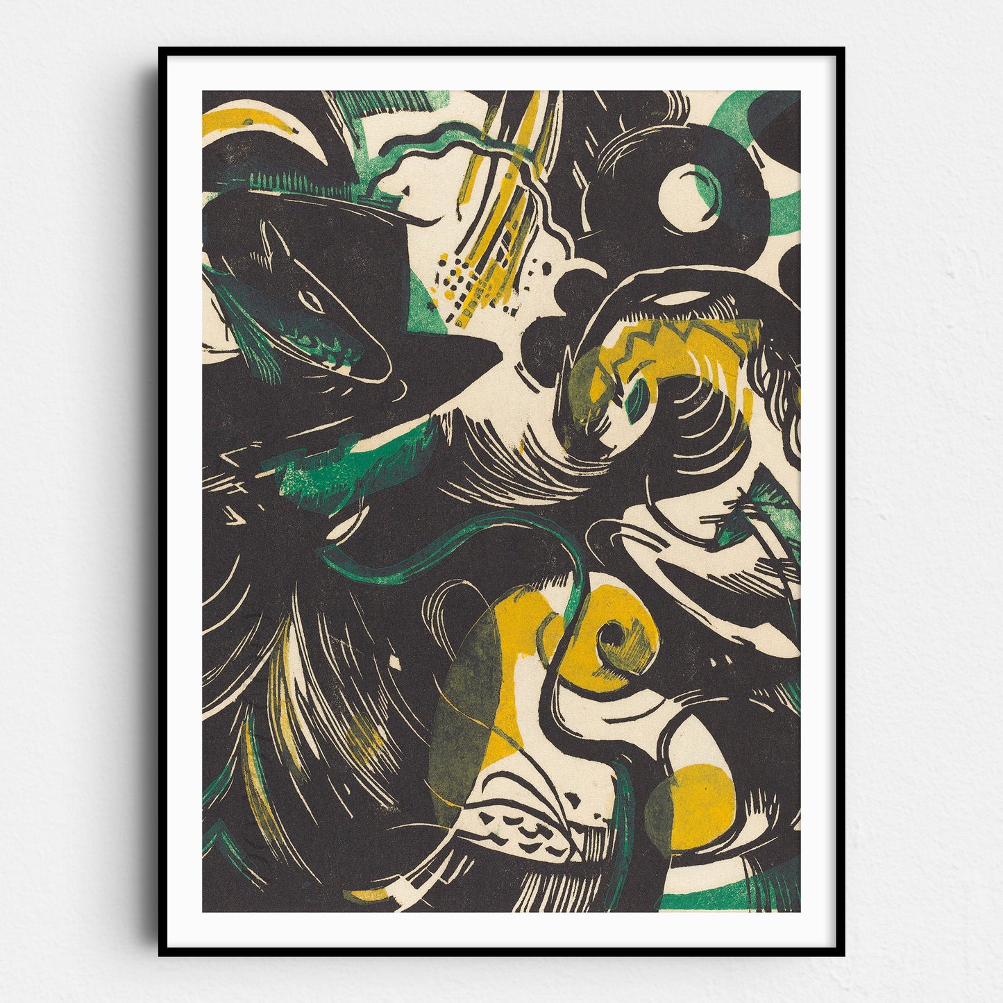 Genesis II (Schopfungsgeschichte II) (1914) by Franz Marc