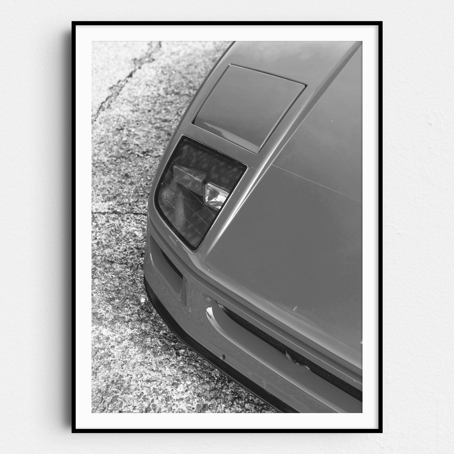 Vintage Ferrari Hood & Light