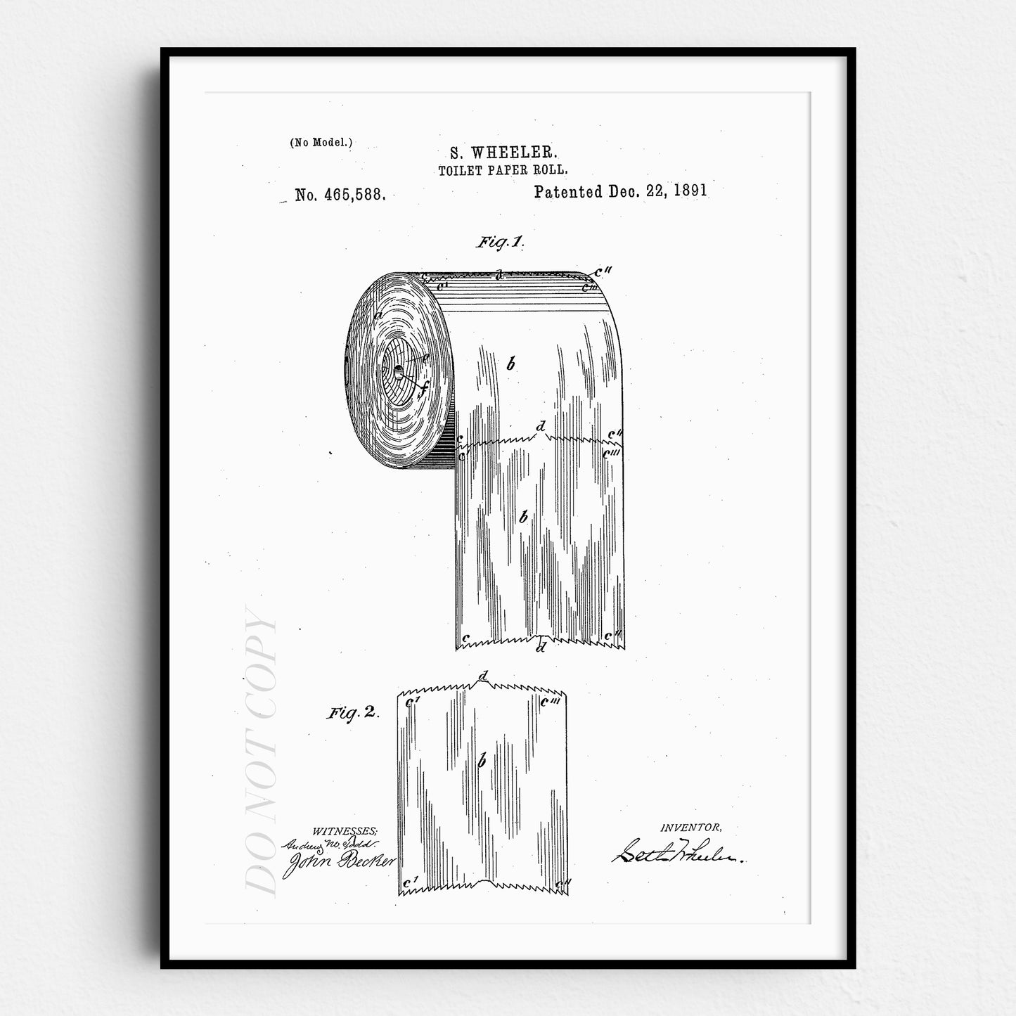 Toilet Paper Blueprint Patent