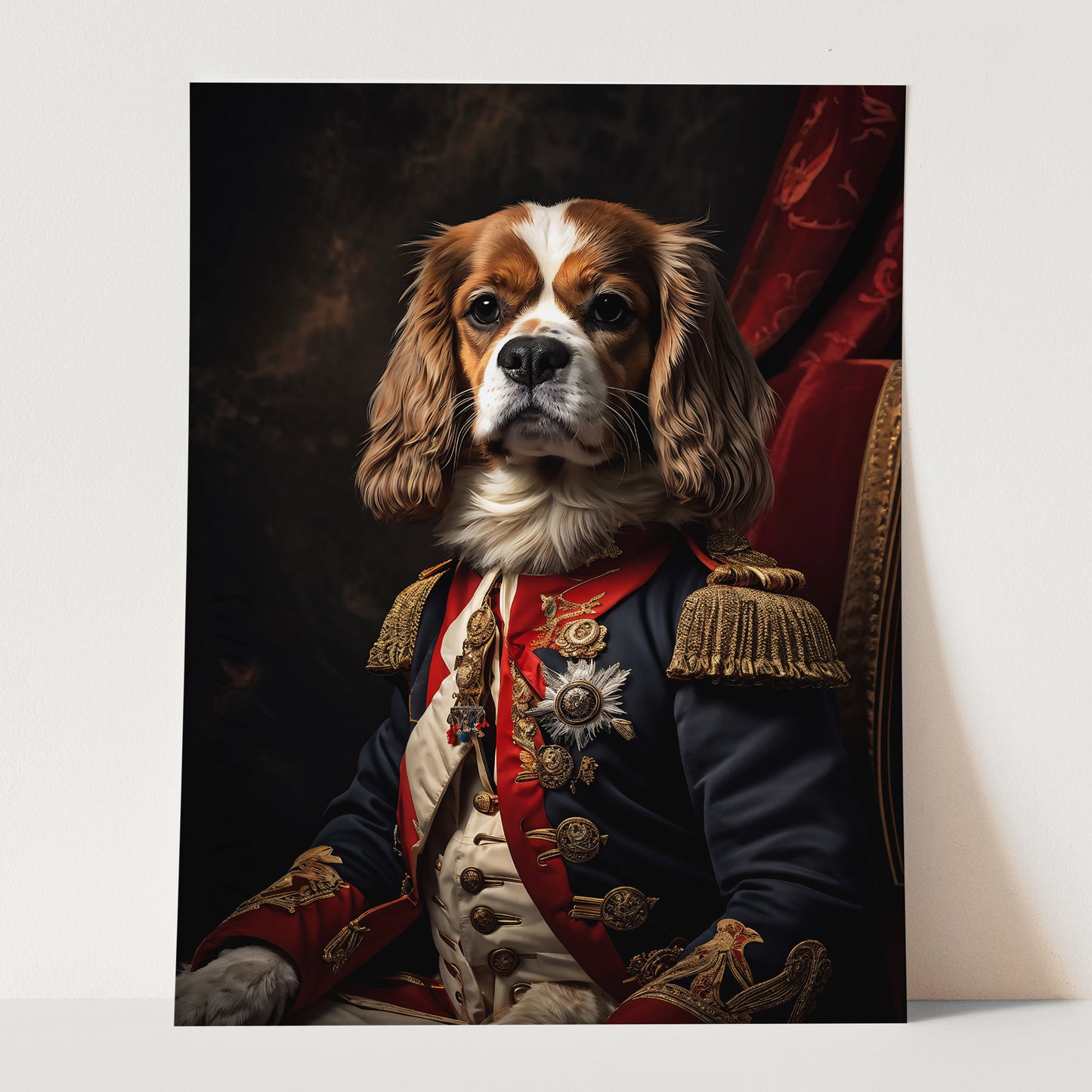 Cavalier King Charles Spaniel Aristocrat Portrait