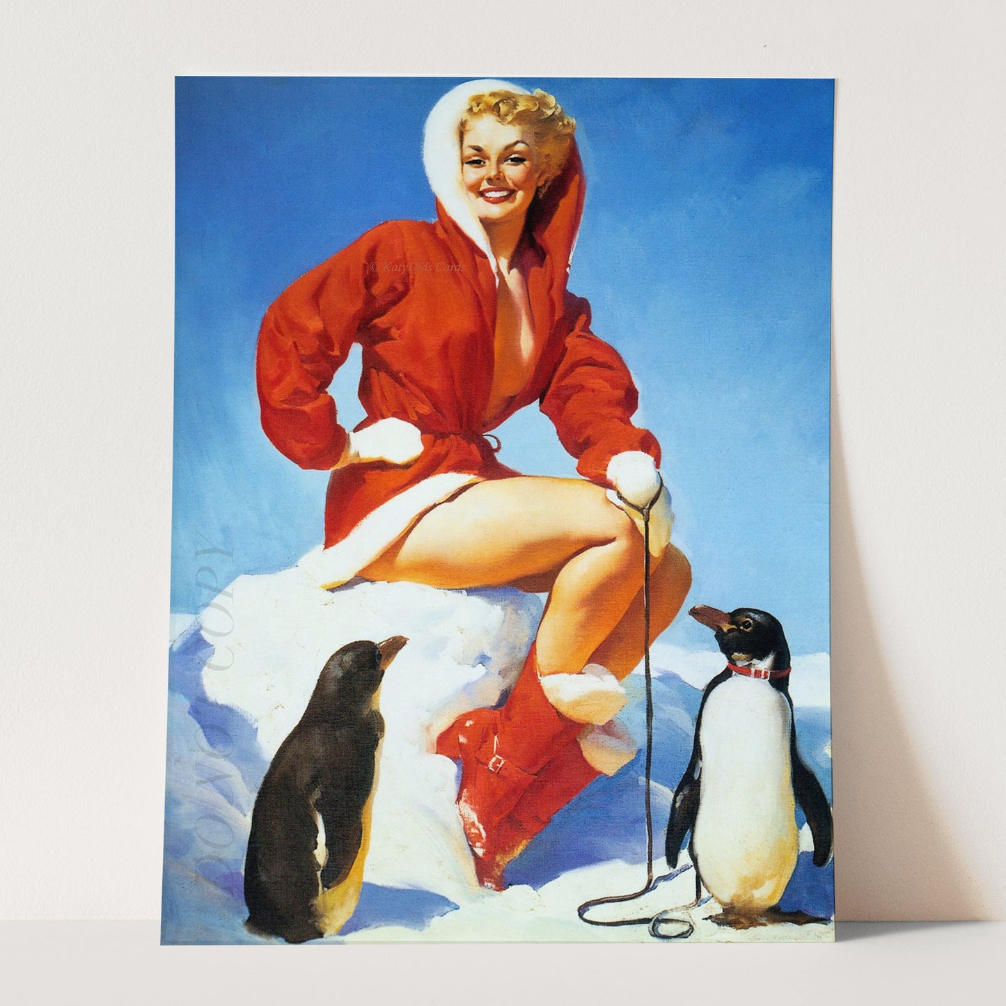 Elvgren Christmas Pin up Girl